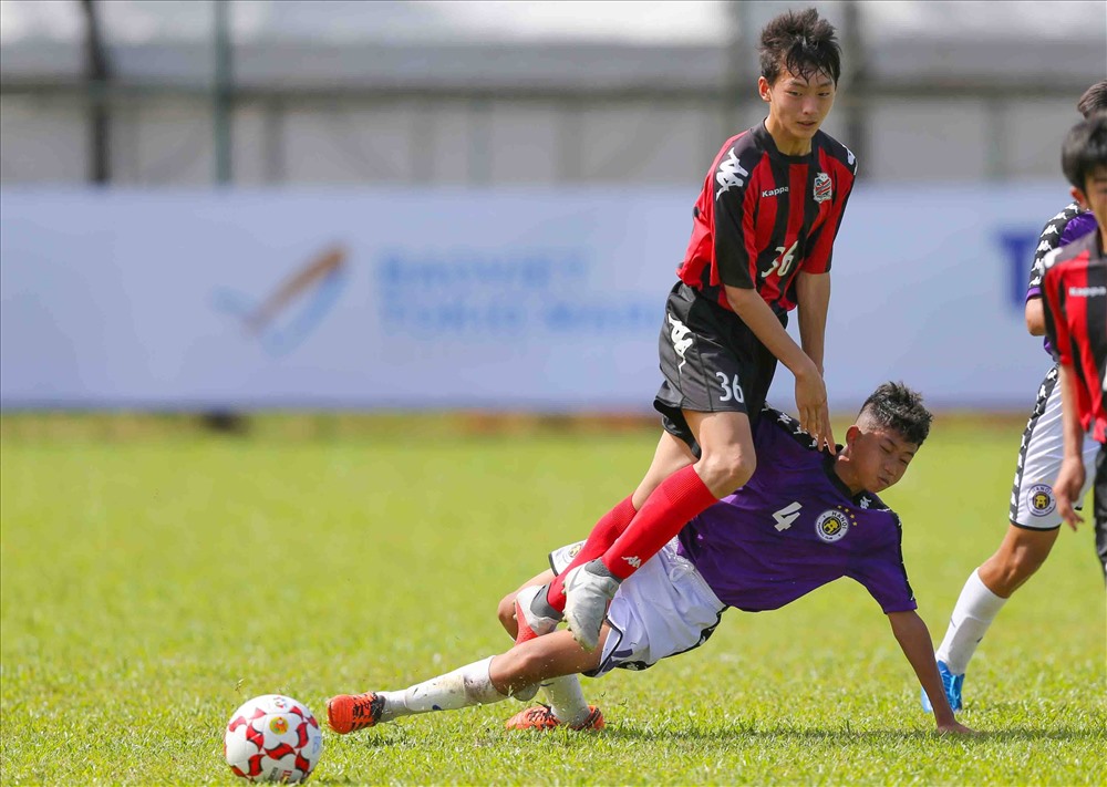giải bóng đá thiếu niên quốc tế U13 Việt Nam - Nhật Bản sẽ là cơ hội để các cầu thủ trẻ được thi đấu cọ xát và có thêm trả i nghiệm trong bóng đá. Ảnh: D.P