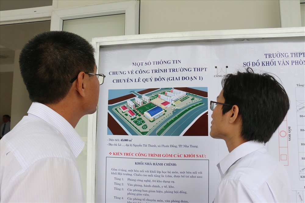 Trụ sở mới của trường THPT chuyên Lê Quý Đôn được đầu tư với quy mô phục vụ trên 1.000 học sinh. Ảnh: P.L