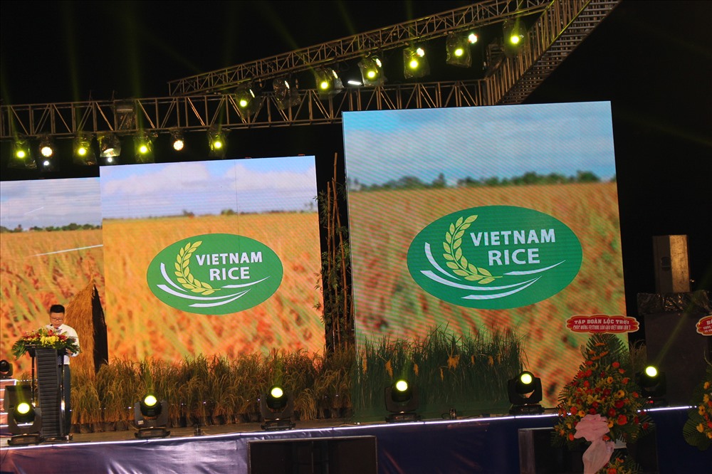 Logo thương hiệu gạo Việt góp phần đưa gạo Việt Nam đi chinh phục thế giới.