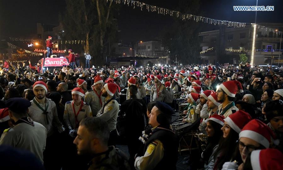 Người dân Syria ngập tràn trong không khí Giáng sinh an lành.