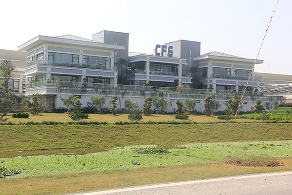 Nhà máy kính nổi CFG Ninh Bình.