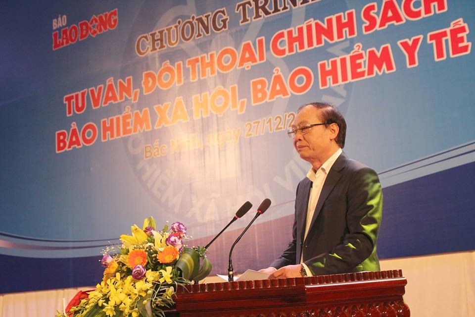 Ông Nguyễn Đình Khương - Phó Tổng Giám đốc BHXH Việt Nam. Ảnh Trần Vương