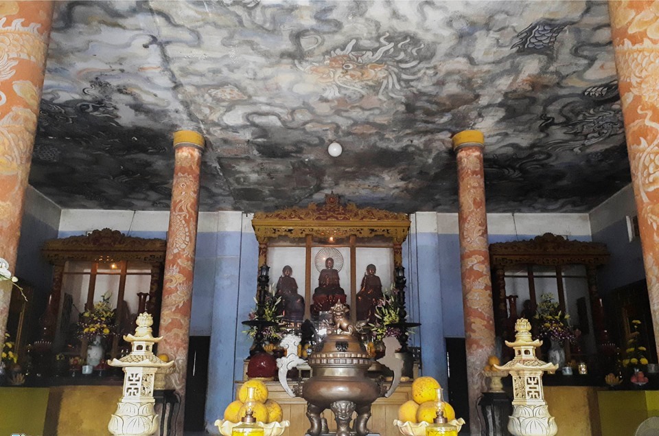 Tranh Long vân khế hội ở điện Đại Hùng