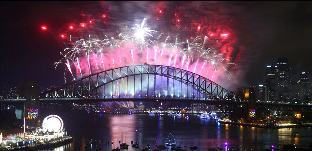 Sydney nổi tiếng với những màn pháo hoa hoành tráng.