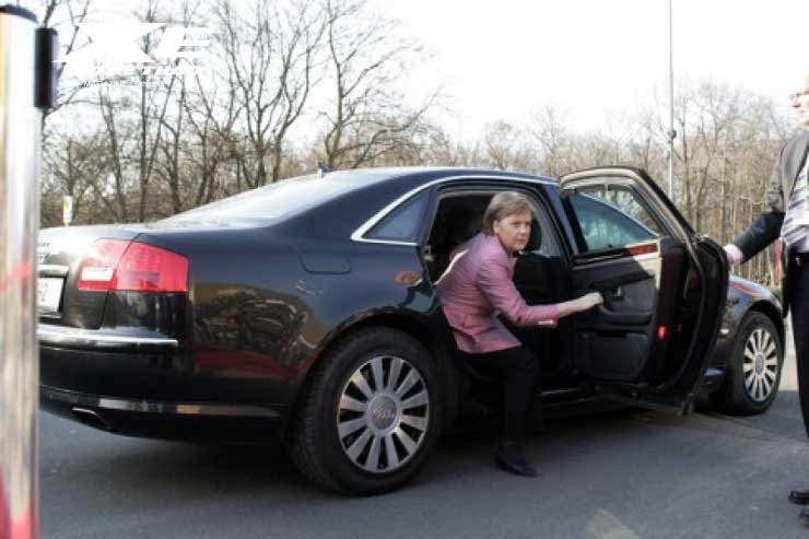 Xe Audi A8 L Security của Thủ tướng Đức Angela Markel