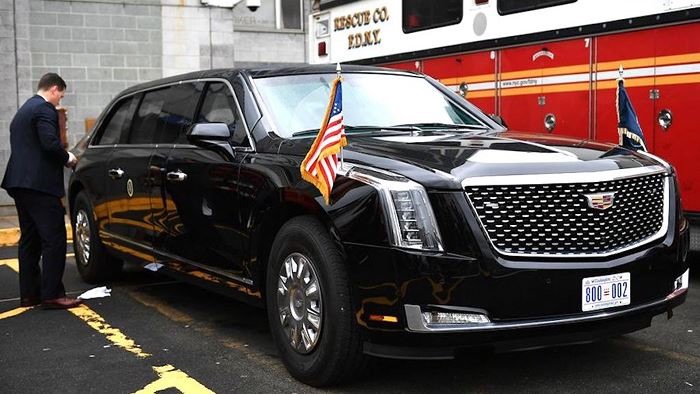 Chiếc Cadillac  nổi tiếng thường được biết với cái tên “The Beast” 
