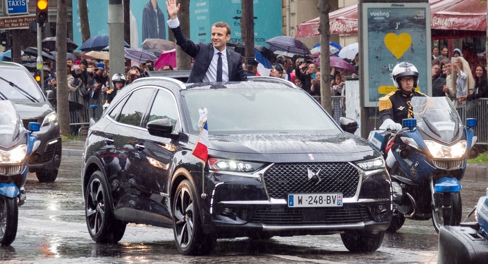 Xe DS 7 Crossback của Tổng thống Pháp Emmanuel Macron