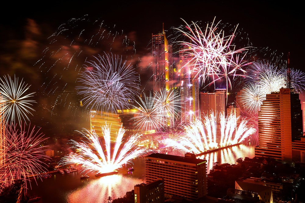 Bangkok, Thái Lan chào năm mới.