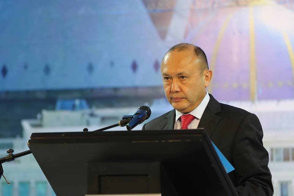 Đại sứ Đại sứ Kazakhstan tại Việt Nam Beketzhan Zhumakhanov. Ảnh: Sơn Tùng. 
