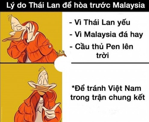 Không phải do Thái Lan yếu, cũng không phải đội tuyển Malaysia đá hay mà do đội tuyển Thái Lan sợ gặp Việt Nam ở chung kết nên đã tự thua.