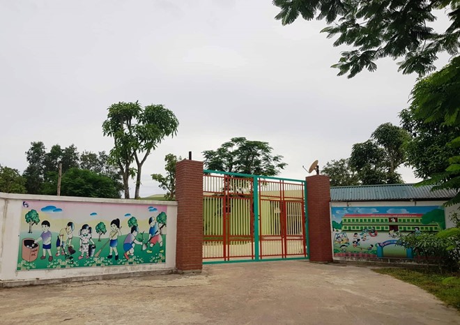 Nhà đầu tư Cty Minh Sang đã xây dựng cơ sở Mầm non Tuổi Thơ Thanh Chương tại thị trấn Thanh Chương. Ảnh: PV