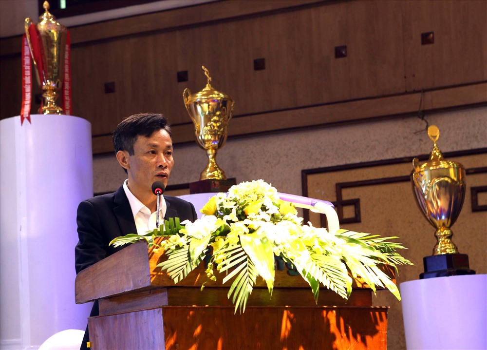 Chủ tịch CLB Nam Định Tân Anh cho biết sẽ xây dựng CLB một cách giàu bản sắc nhất. Ảnh: Quang Minh