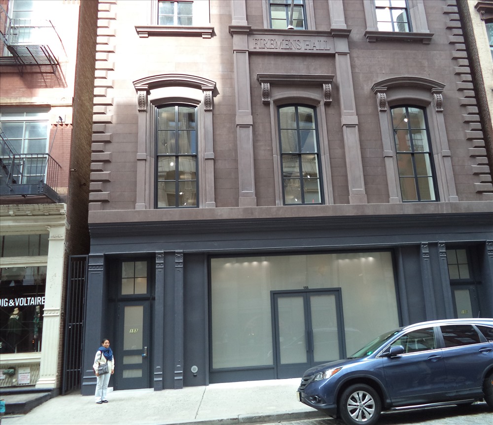 Nhà 155 phố cổ Mercer- Soho, New York, nơi 1855 Walt Whitman gặp R.W.Emerson. Ảnh: Thùy Ân