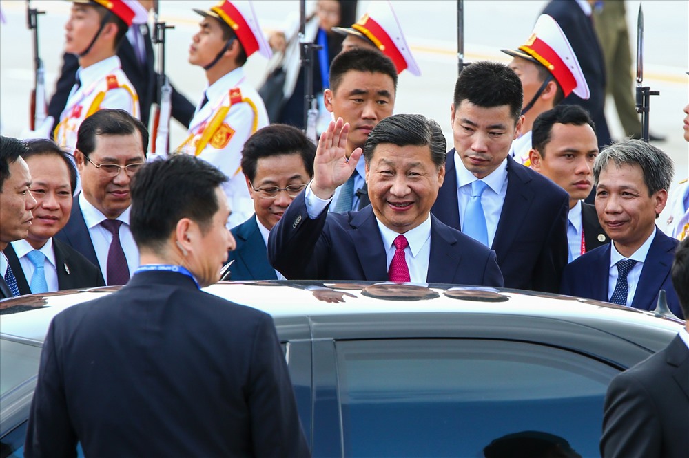 Tổng Bí thư - Chủ tịch Trung Quốc Tập Cận Bình thăm cấp Nhà nước tới Việt Nam ngày 12 - 13.11. Trước đó, ông Tập Cận Bình đã tham dự Tuần lễ Cấp cao APEC tại TP. Đà Nẵng.