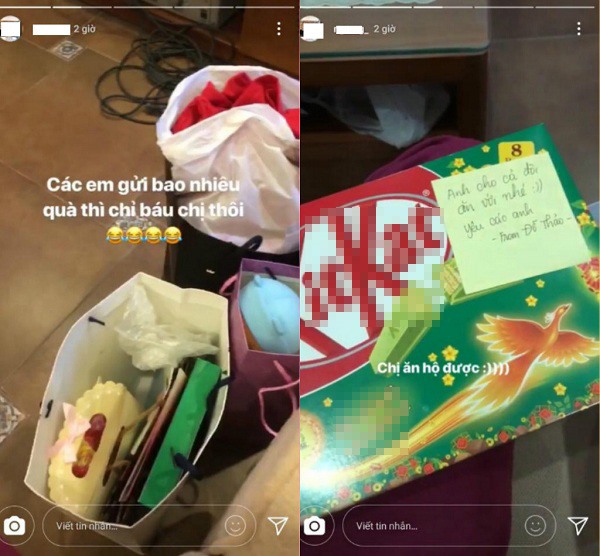 Việc bạn gái Xuân Trường đăng tải hình ảnh quà tặng của người hâm mộ đã khiến nam cầu thủ nhận nhiều chỉ trích 