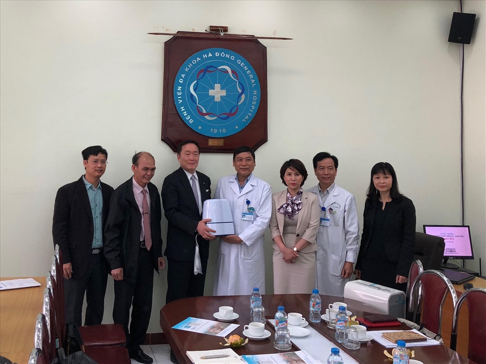 Nhật Bản tặng thiết bị y tế cho BVĐK Hà Đông (Ảnh: CTV)