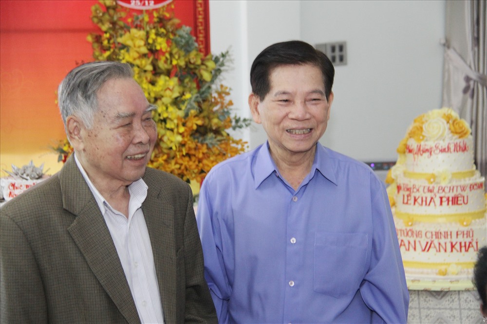 Nguyên Thủ tướng Phan Văn  Khải và nguyên Chủ tịch Nước Nguyễn Minh Triết. Ảnh: X.L 
