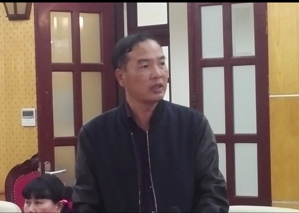 Ông Lê Nam Trà phát biểu tại lễ công bố Kết luận Thanh tra. Ảnh: HN