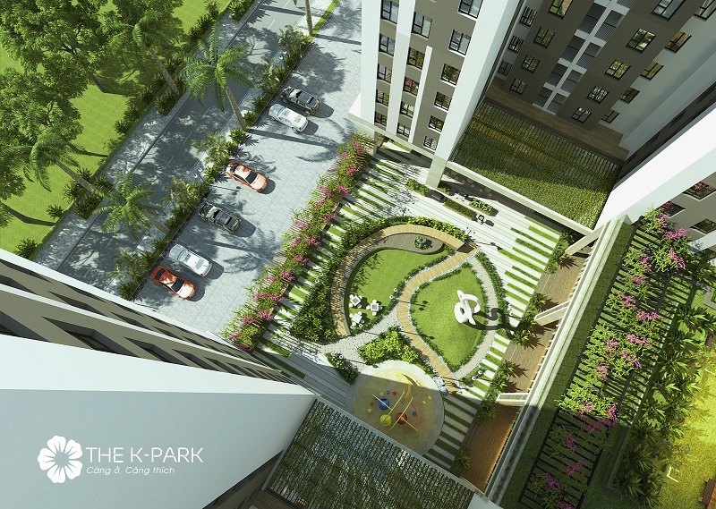 Gần 60% diện tích tại dự án được sử dụng để phát triển cảnh quan và không gian chung