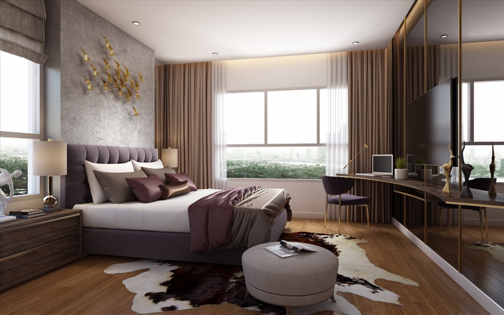 Phối cảnh căn hộ mẫu Victoria Village