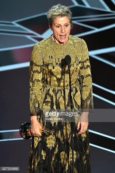 Frances McDormand (Three Billboards outside Ebbing, Missouri) đã trở thành “ảnh hậu” Oscar 2018 