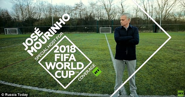“Người đặc biệt” sẽ là người dẫn cho một chương trình về World Cup 2018 của RT. Ảnh: RT.