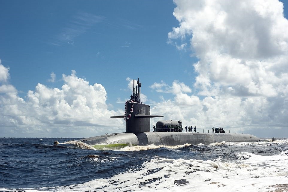Tàu ngầm hạt nhân Georgia. Ảnh: 