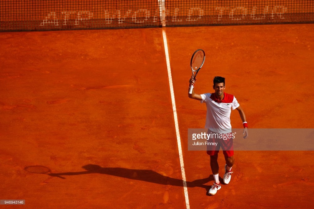 Djokovic mở màn Monte Carlo đầy ấn tượng. Ảnh: Getty.