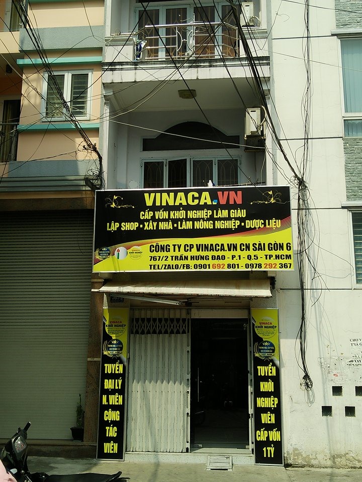 Chi nhánh của công ty Vinaca vẫn hoạt động.