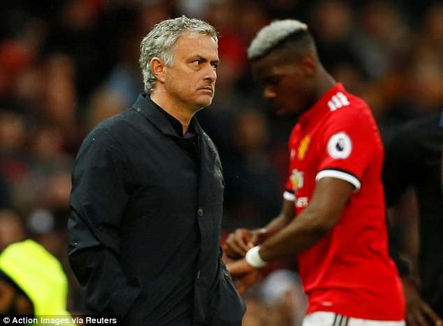 Mourinho đã hết kiên nhẫn với Pogba. Ảnh: Reuters.