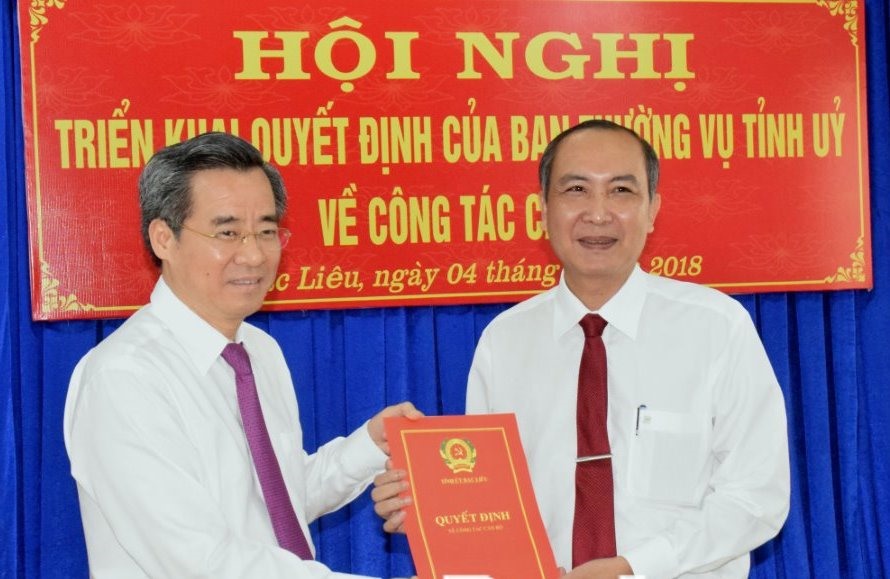 Trước đó, ông Phạn Như Nguyện Phó chủ tịch UBND tỉnh được điều động làm Bí thư Thành ủy Thành phố Bạc Llêu