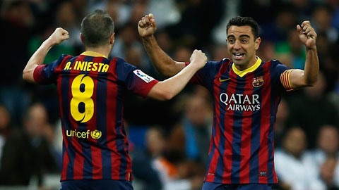 Không gì tuyệt vời hơn nếu Xavi và Iniesta tái hợp. Ảnh: AP.