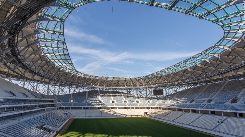 Sân vận động Volgograd có sức chứa 45.568 người