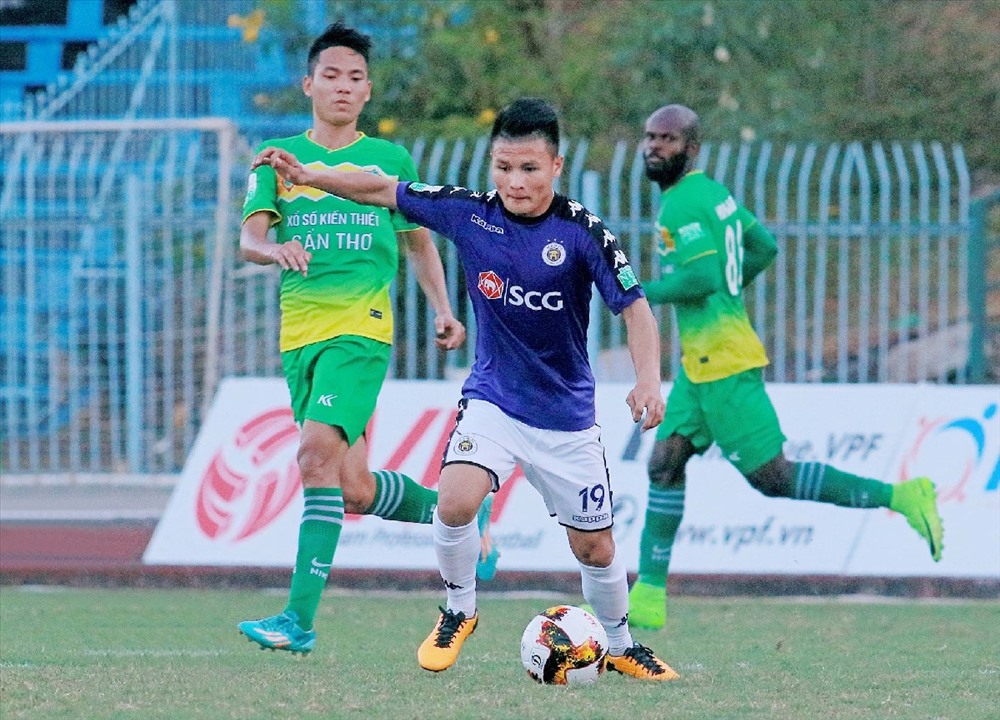 Quang Hải vẫn chưa thể có bàn thắng đầu tiên ở VV.League 2018. Ảnh: VPF