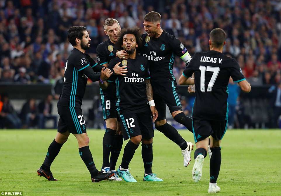 Real Madrid chỉ cần hòa ở trận bán kết lượt về là vẫn chắc chắn giành quyền vào chung kết. Ảnh: Reuters.