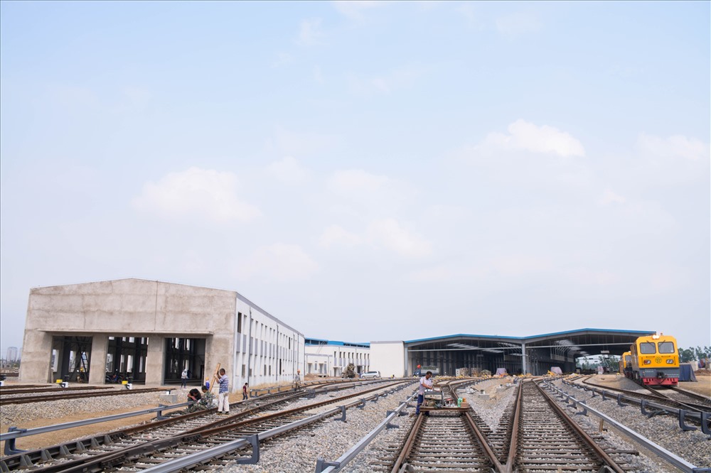 Hệ thống đường ray đảm bảo các đoàn tàu cùng ra vào Depot.