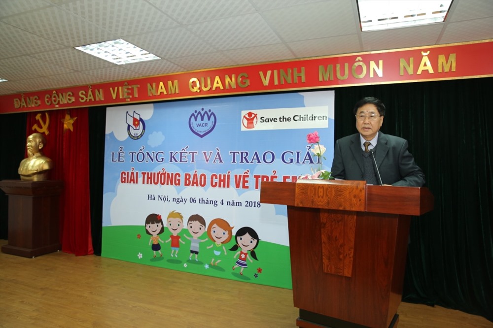 Ông Nguyễn Đức Ngọ phát biểu tại Lễ trao giải.