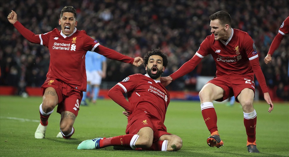 Salah vừa góp công trong chiến thắng 3-0 của Liverpool trước Man City. Ảnh: Indian Express.