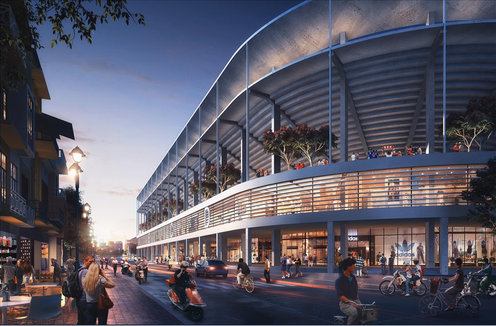 Bầu Hiển xây sân vận động Hàng Đẫy mới 250 triệu Euro trông như sân bóng  Ngoại hạng Anh