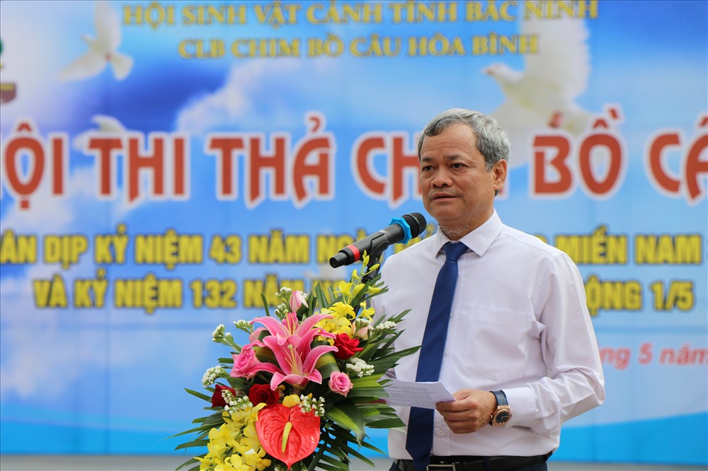 Ông Nguyễn Tử Quỳnh Chủ tịch UBND tỉnh Bắc Ninh tại buổi lễ