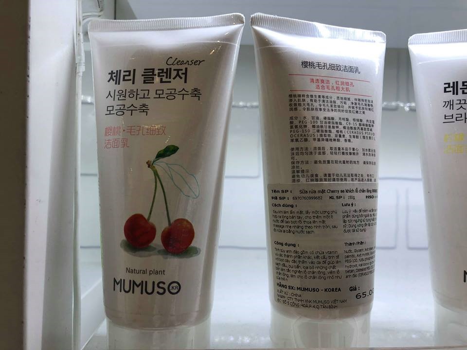 Sản phẩm của Mumuso Việt Nam giống hết thương hiệu nổi tiếng Hàn Quốc.