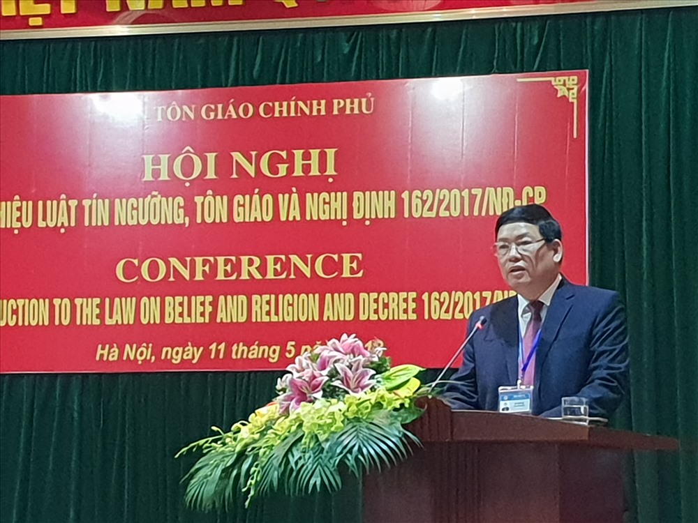 TS Bùi Thanh Hà – Phó trưởng Ban Tôn giáo Chính phủ thông tin về điểm mới cơ bản của Luật Tín ngưỡng, Tôn giáo và Nghị định số 162