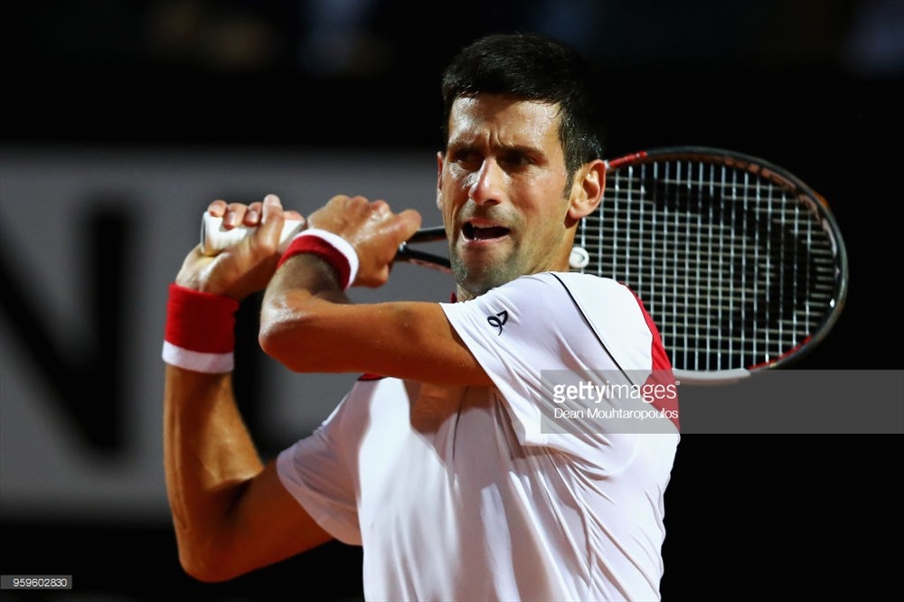 Djokovic đang thi đấu ổn định tại Rome Masters. Ảnh: Getty.