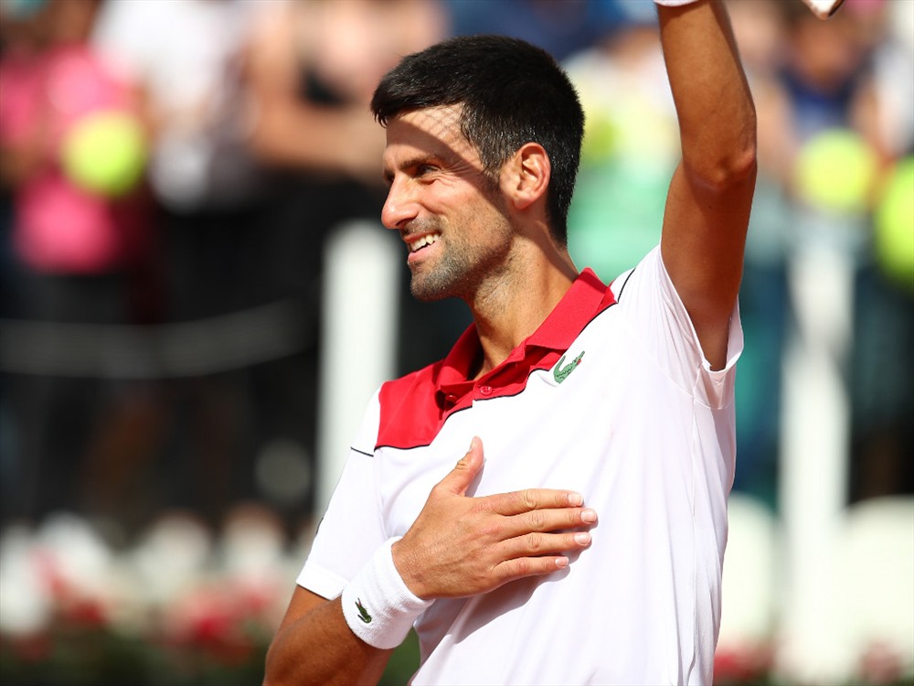 Djokovic sẽ đụng độ Nadal tại bán kết Rome Masters. Ảnh: Getty.
