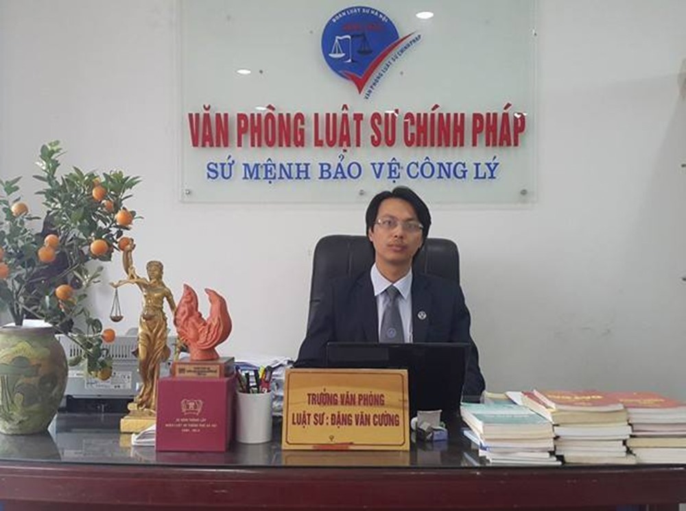 Luật sư Đặng Văn Cường phân tích sự việc.