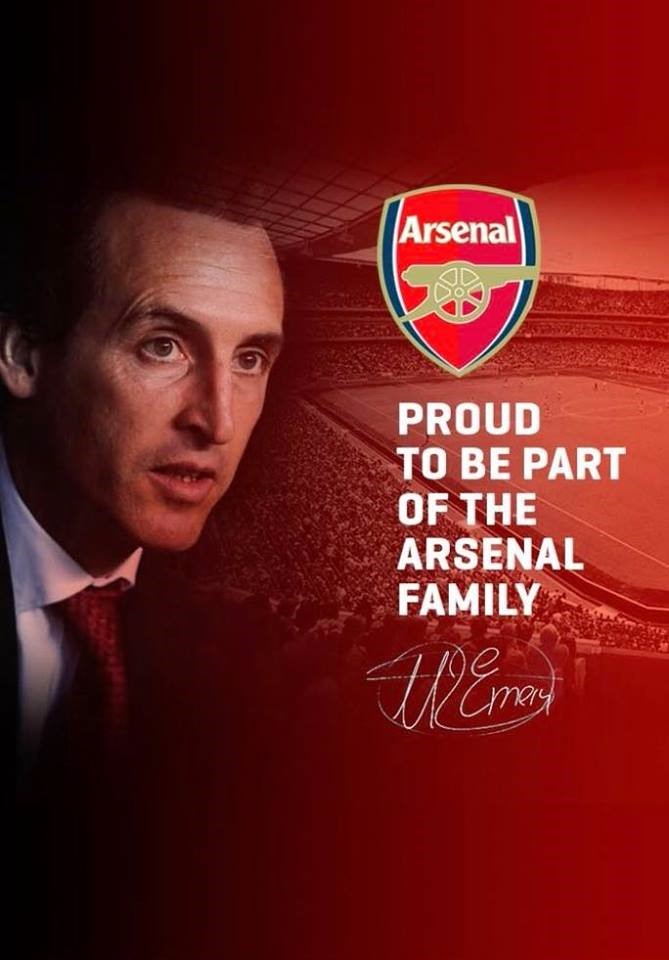“Tôi rất tự hào khi trở thành người của đại gia đình Arsenal“, Unai Emery.