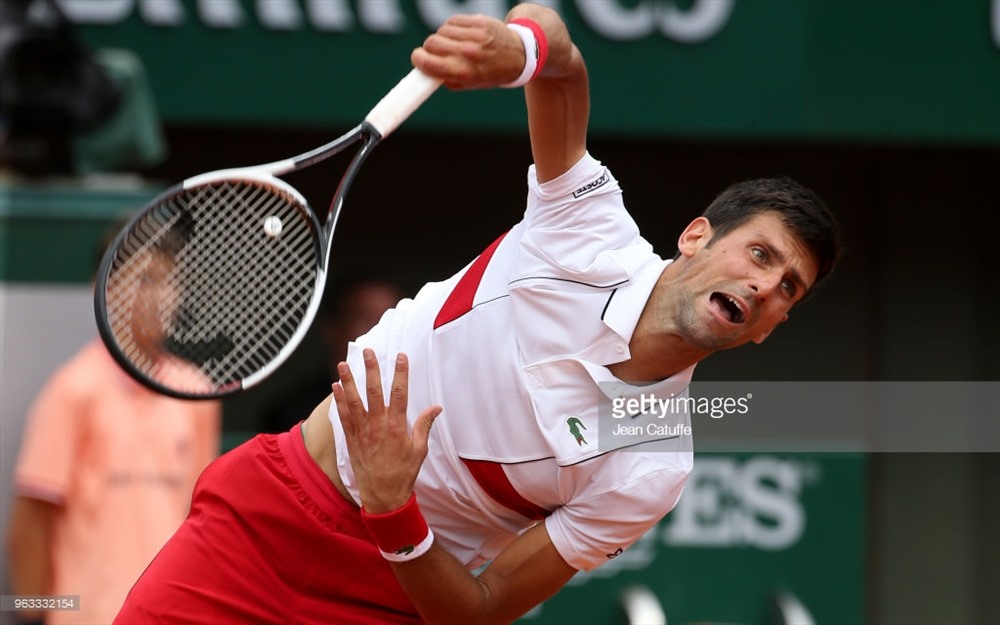 Djokovic mở đầu thuận lợi tại Roland Garros. Ảnh: Getty.
