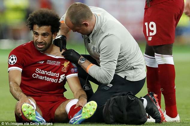 Salah cần 2-3 tuần để bình phục hoàn toàn chấn thương. Ảnh: Getty Images.