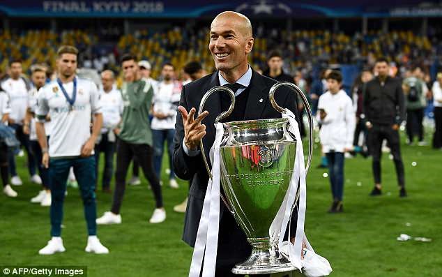 Zidane có thành tích nhiều người “mơ không được“. Ảnh: Getty.