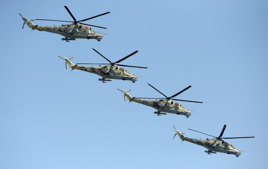 Trực thăng tấn công Mi-28N. Ảnh: Sputnik